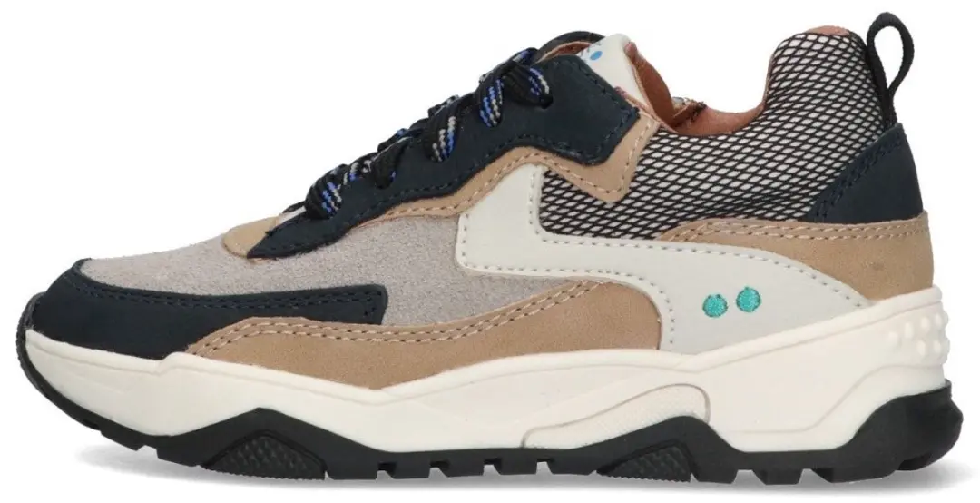 Cole Chunky Lage Sneakers Jongens Blauw