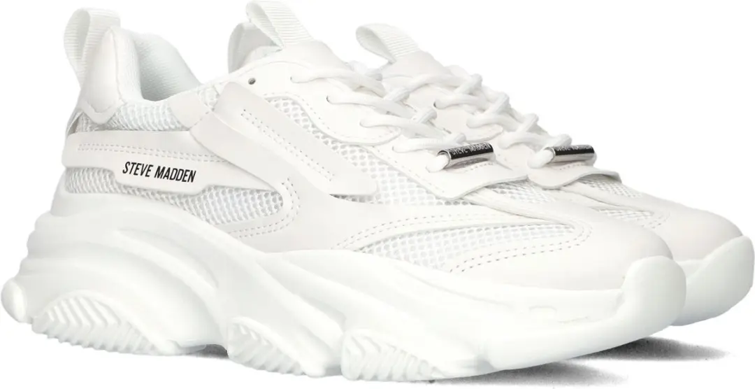 Steve Madden Possession Sneakers - Wit 36 - afbeelding 3 van 6