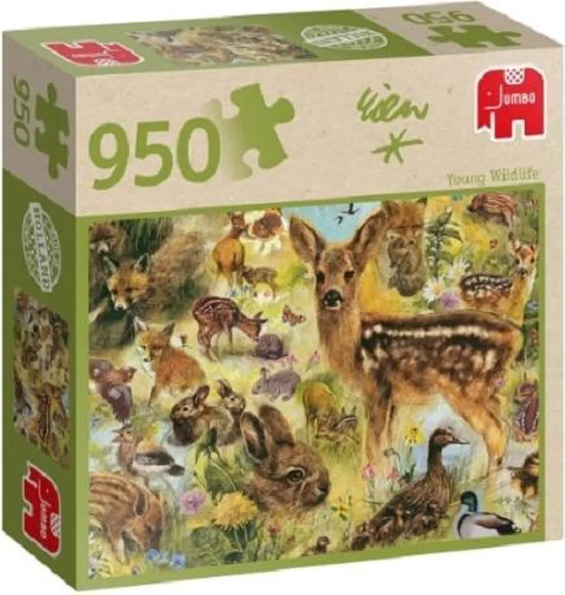 Jumbo Premium Collection Rien Poortvliet Young Wildlife Legpuzzel 950 Stuks