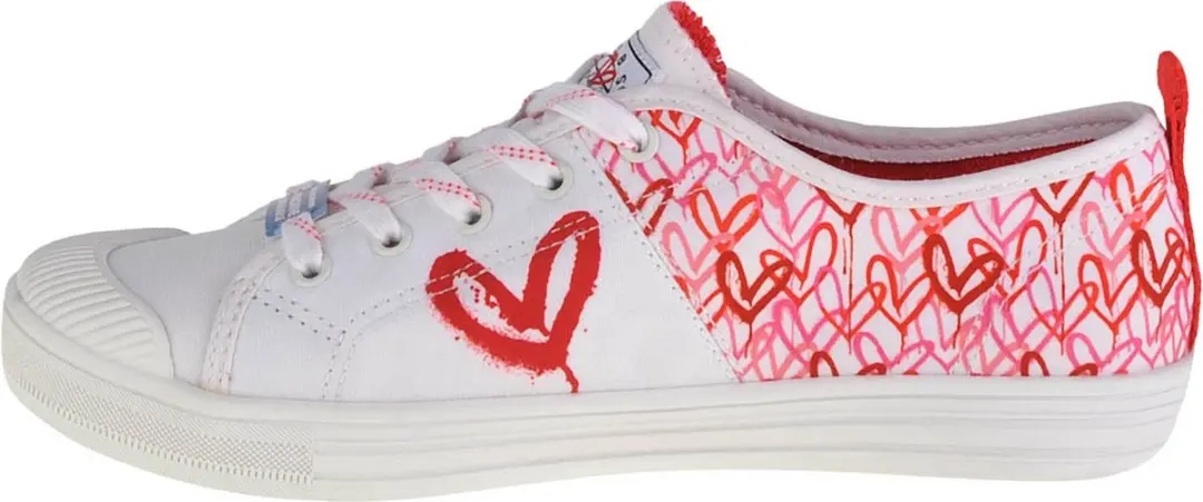 Skechers Bobs B Cool-All Corazon 113952-WRPK Sneakers - Wit - afbeelding 2 van 4