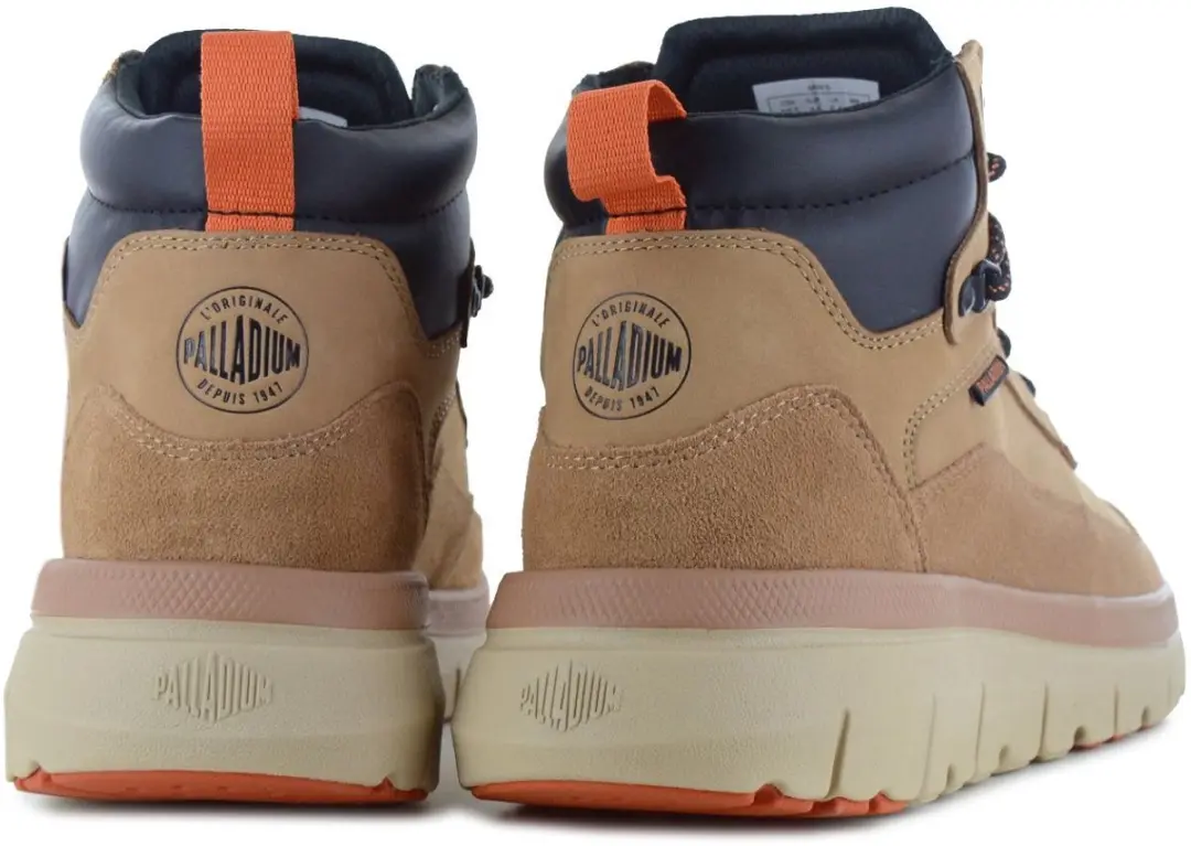 Palladium Pallaflex Cuff M Heren Sneakers - Bruin - Maat 45 - afbeelding 4 van 6