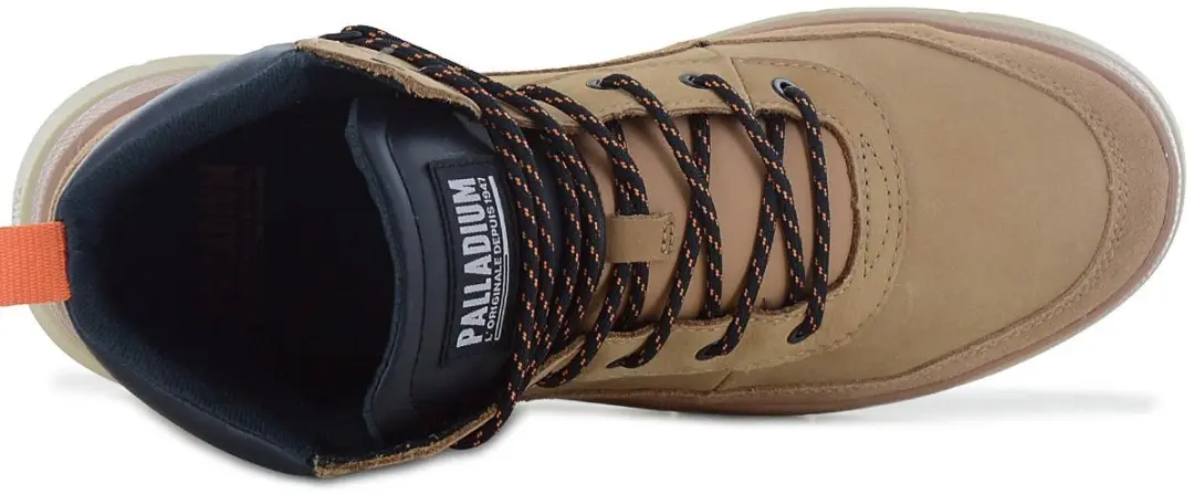 Palladium Pallaflex Cuff M Heren Sneakers - Bruin - Maat 45 - afbeelding 5 van 6