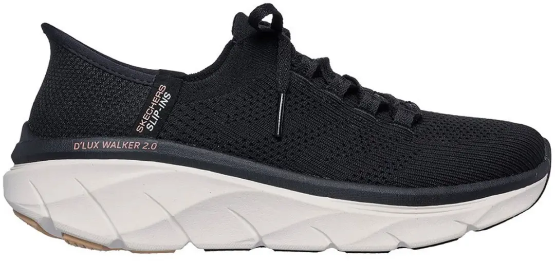 Skechers D’Lux Walker 2.0 Schoenen 150105-BKTN - Zwart - afbeelding 3 van 6