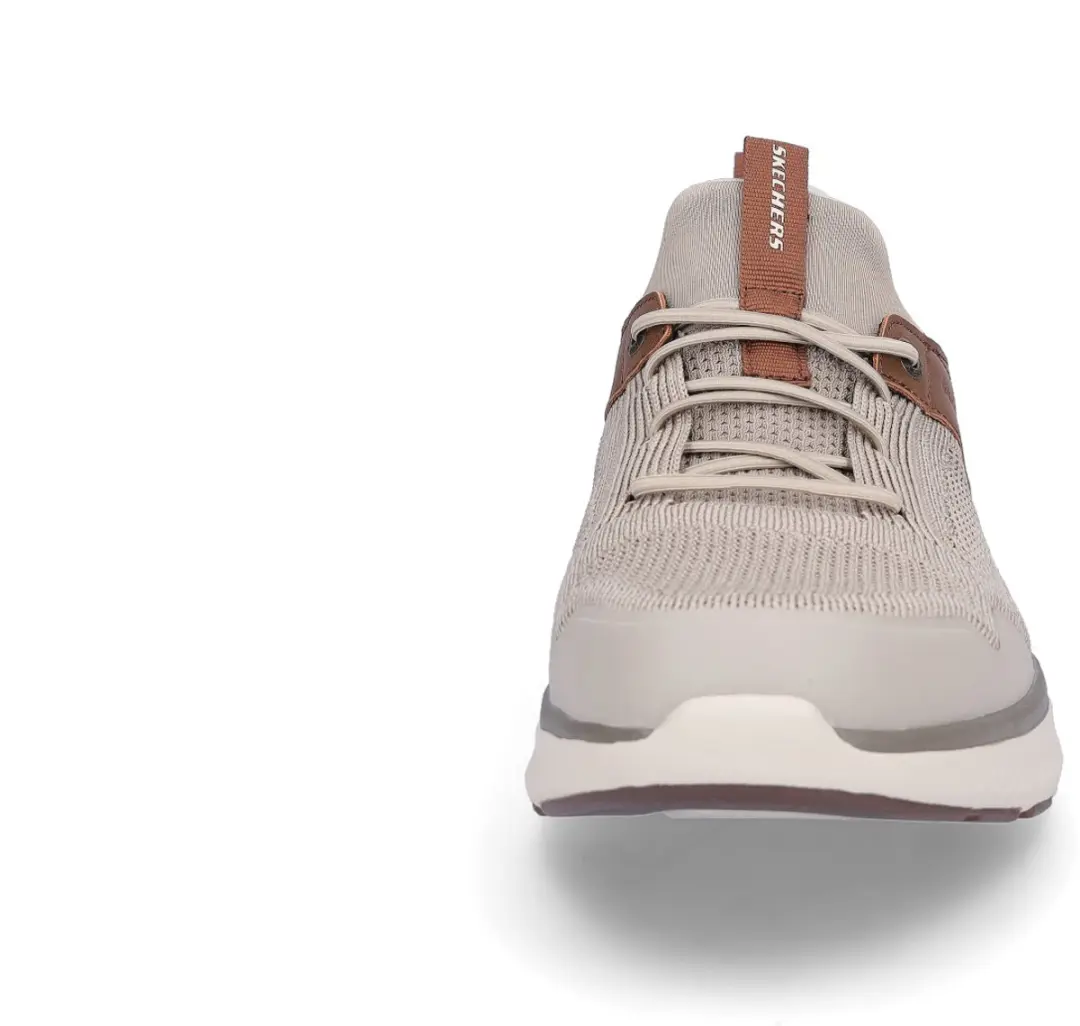 Skechers Arch Fit Crosser Emeric Herensneaker - 47.5 - Taupe - afbeelding 3 van 6