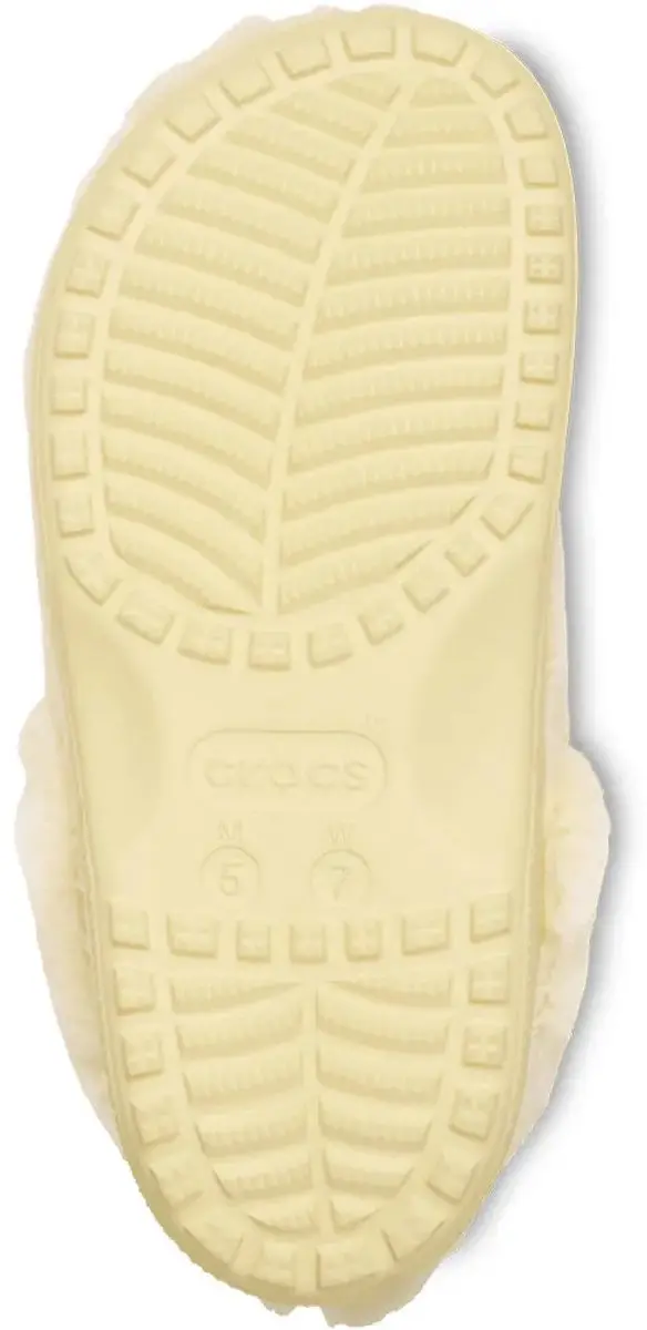 Crocs Classic Unfurgettable Instappers - 37/38 - Crème/Lichtgeel