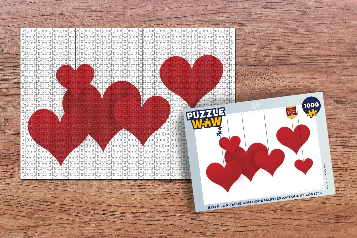 PuzzleWow Legpuzzel 1000 Stuks - Multicolor