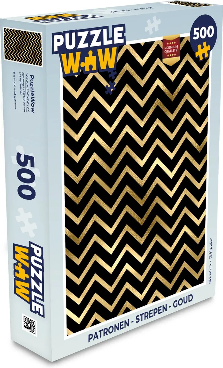 PuzzleWow Legpuzzel 500 Stukken - Multicolor - MPN 7435044416495