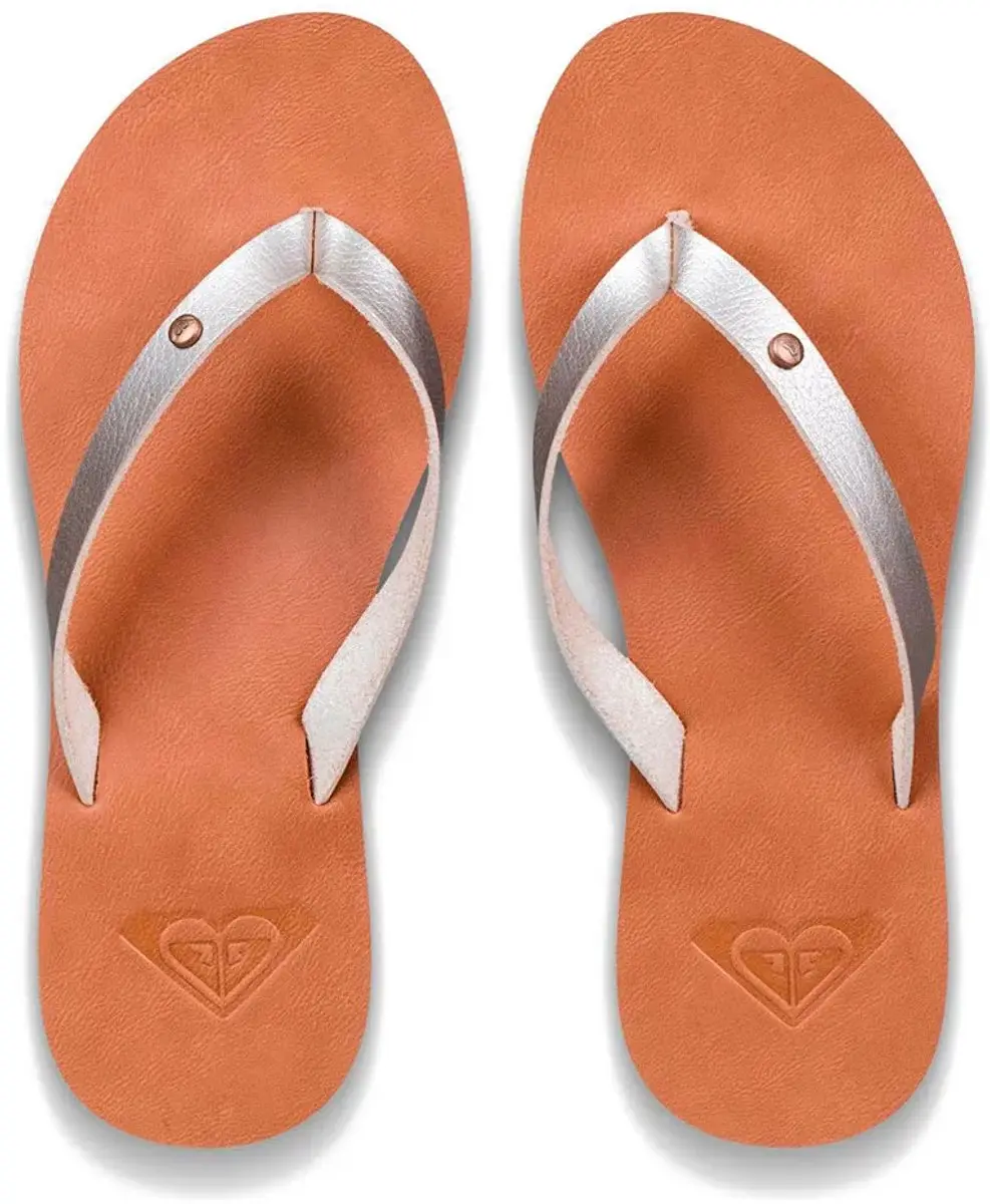 Roxy Jyll III Teenslipper - EU 38 - Zilver