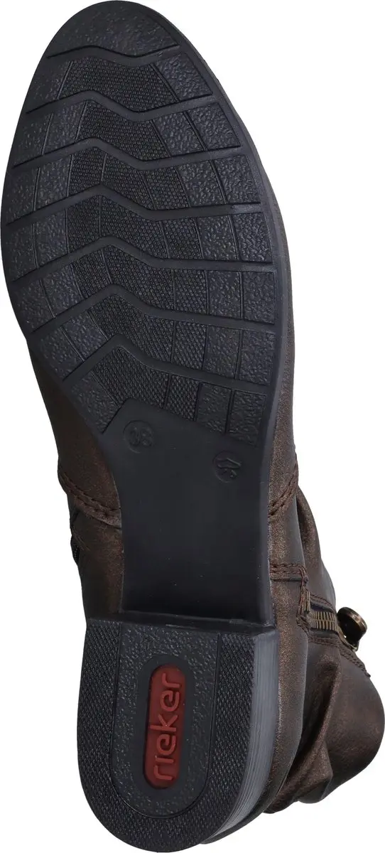 Rieker Enkellaarsjes 184505 - Bruin - Maat 40