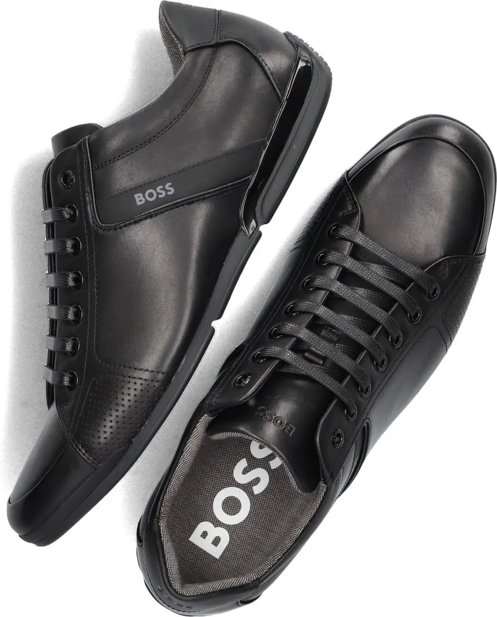 BOSS Saturn Lowp Heren Sneakers - Zwart - Maat 45
