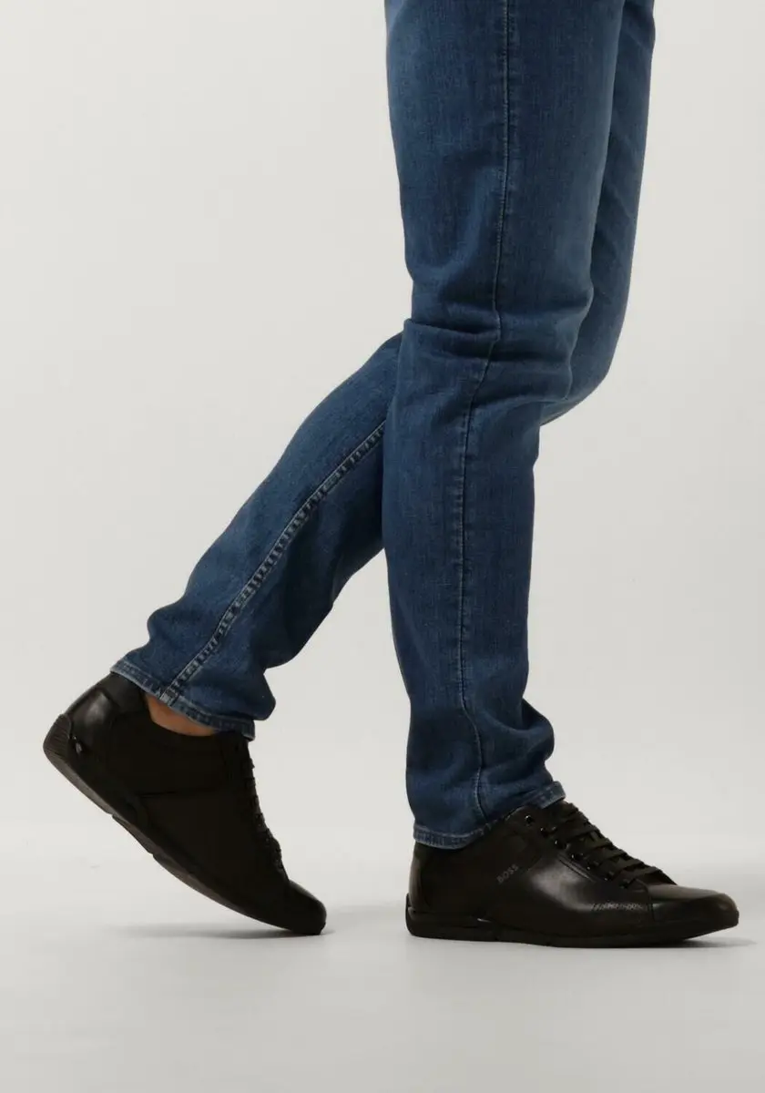 BOSS Saturn Lowp Heren Sneakers - Zwart - Maat 45