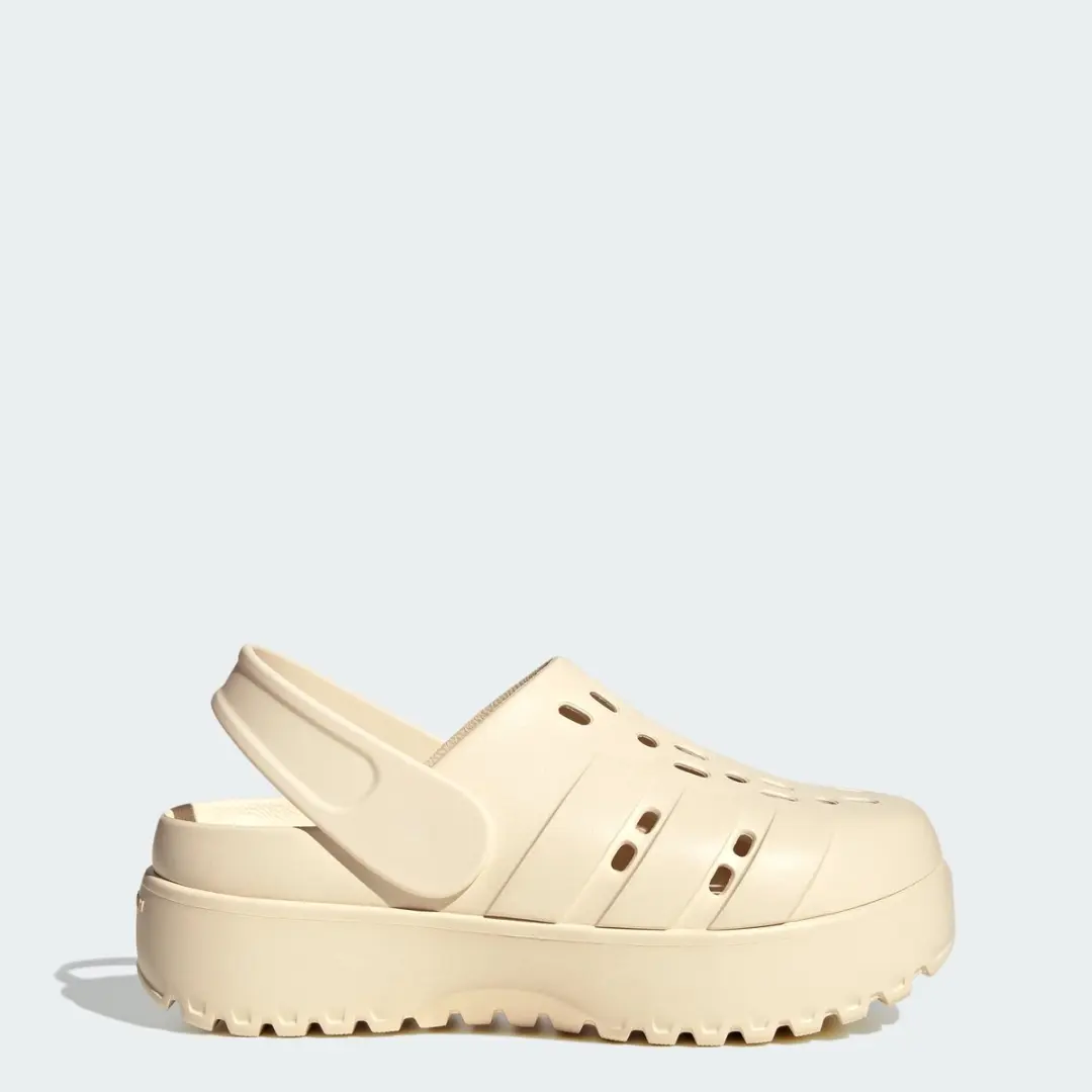 Adidas Adilette Platform Clogs NQX81 - Dames - Wit - afbeelding 5 van 6