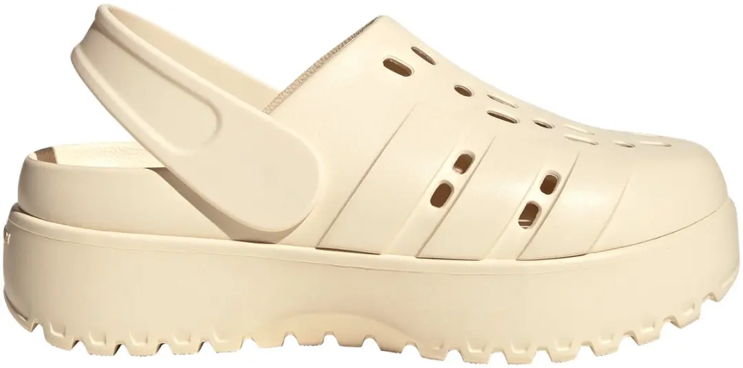Adidas Adilette Platform Clogs NQX81 - Dames - Wit - afbeelding 6 van 6