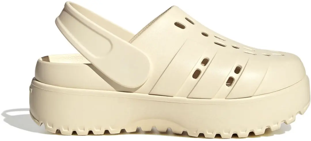 Adidas Adilette Platform Clogs NQX81 - Dames - Wit - afbeelding 2 van 6