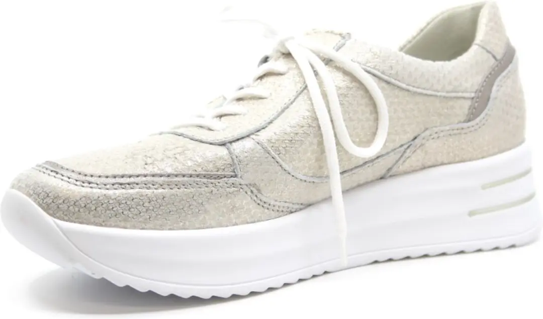 Wäldlaufer H-Arianna 755004 Dames Sneakers - Platina - afbeelding 3 van 6