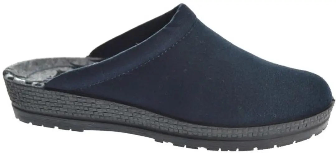 Rohde Pantoffels blauw Suede
