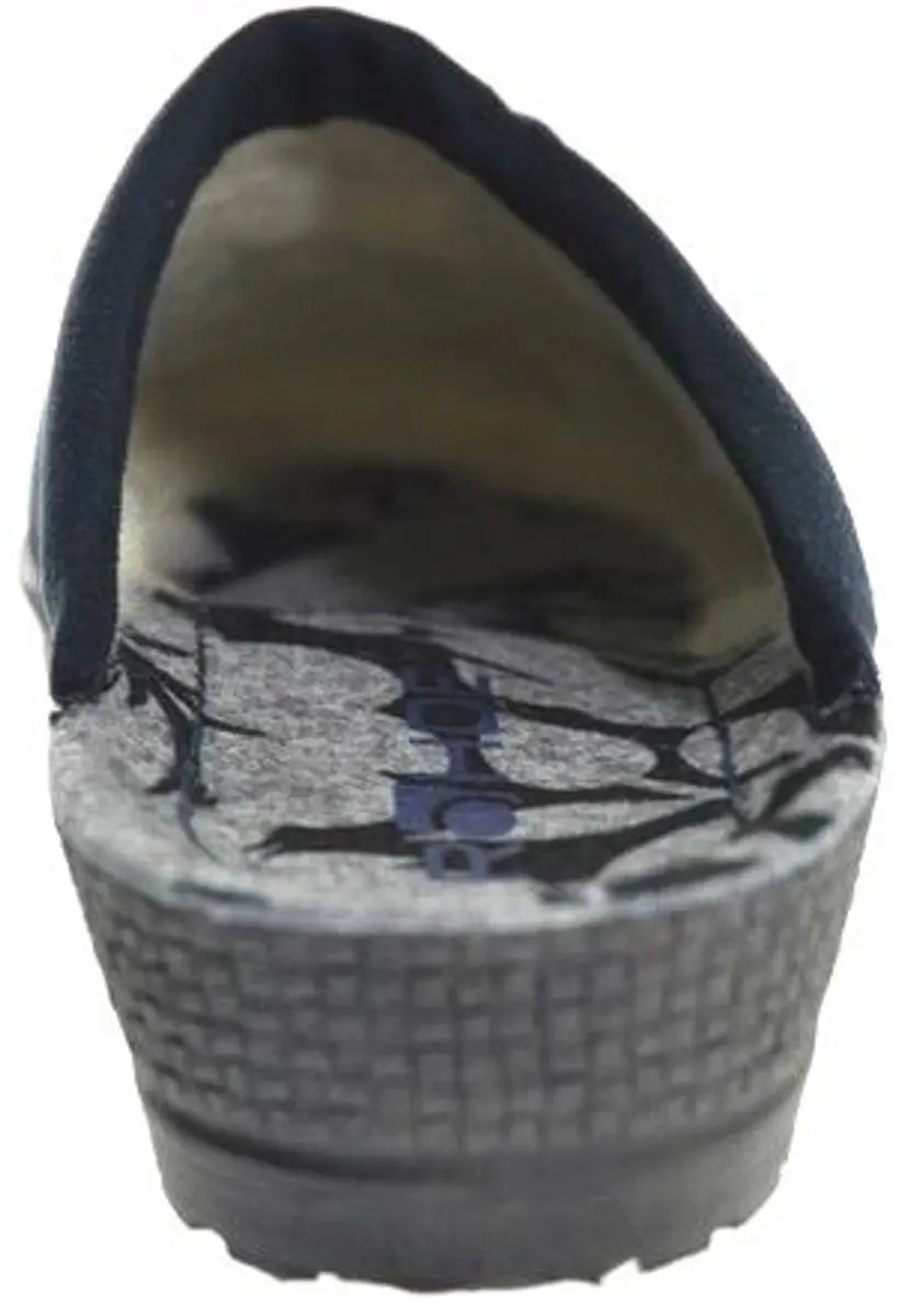 Rohde Pantoffels Suede Dames - Blauw - Maat 40 - afbeelding 3 van 6