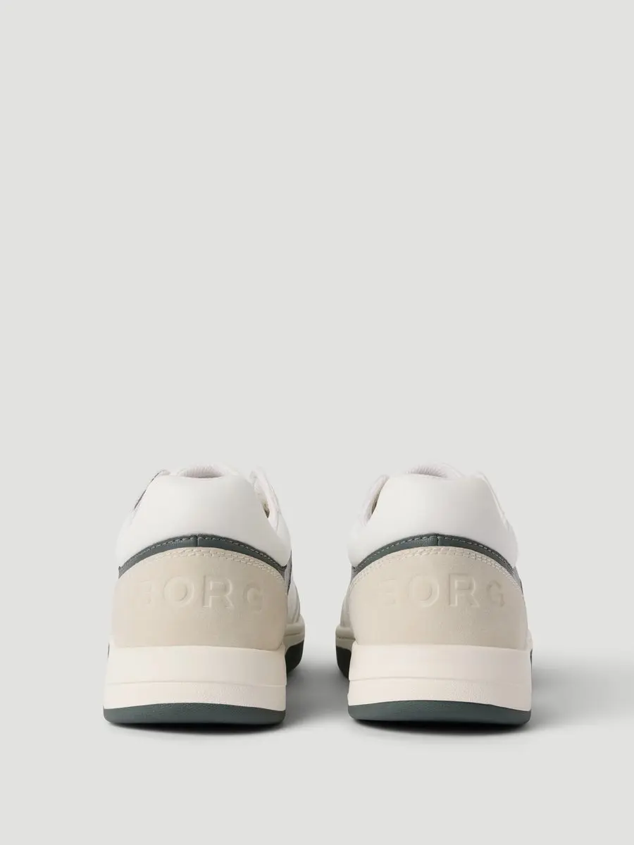 Björn Borg Ollie WB Sneakers - Wit/Groen - 45 - afbeelding 3 van 6