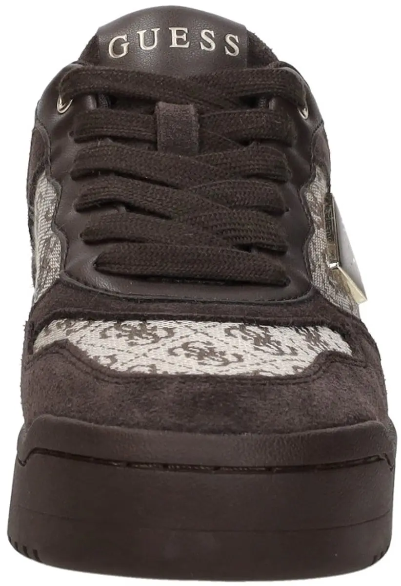 Guess Miram 16 Sneakers Laag - Donkerbruin - Maat 36 - afbeelding 3 van 6