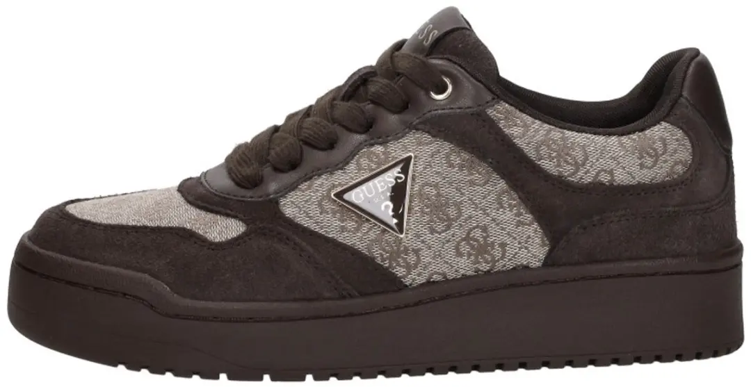 Guess Miram 16 Sneakers Laag - Donkerbruin - Maat 36 - afbeelding 2 van 6
