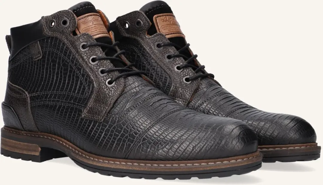 Australian Montenero Veterboots - Heren Laarzen Zwart 48 - afbeelding 3 van 5