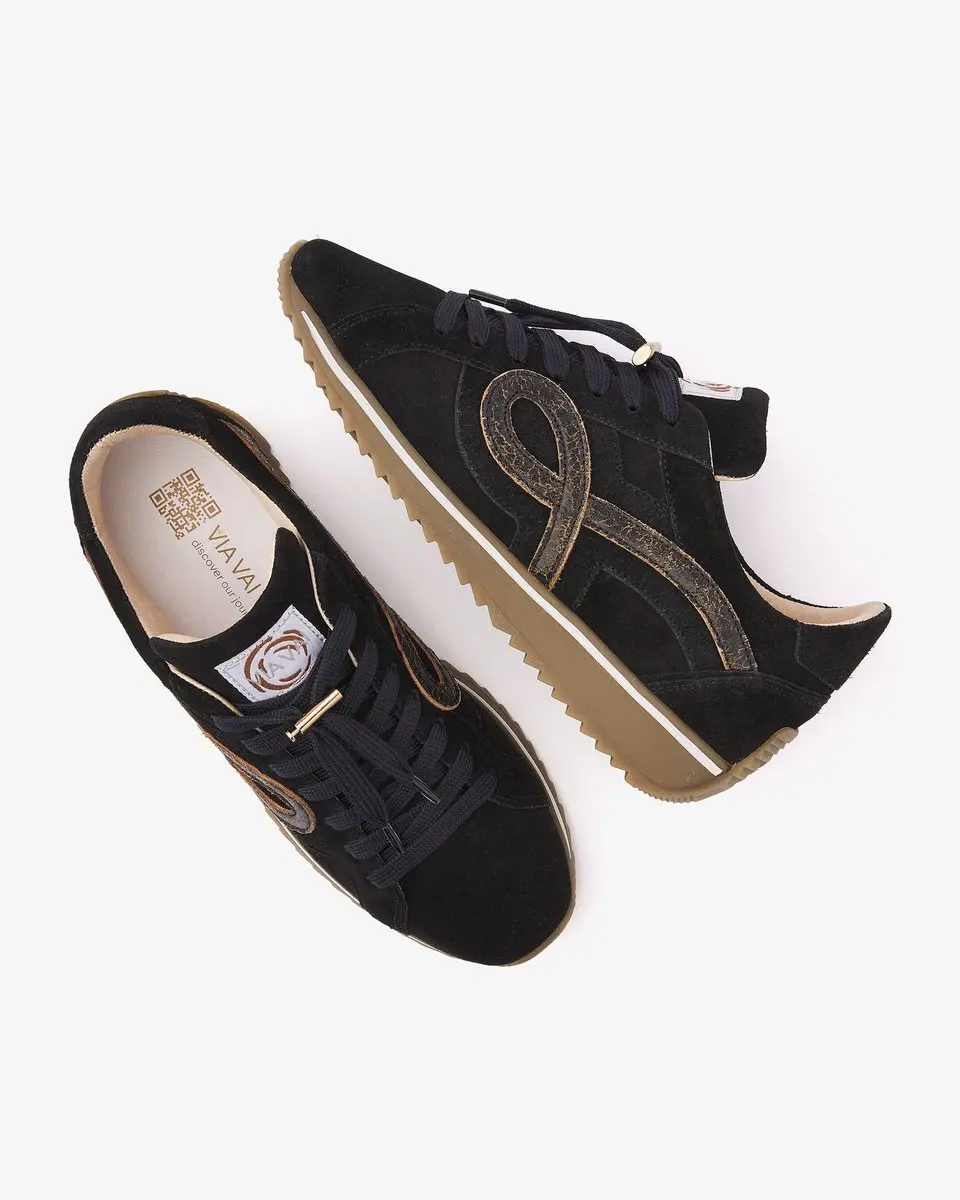 VIA VAI Mikki Eve Sneakers Dames - Zwart - 40 - afbeelding 3 van 6
