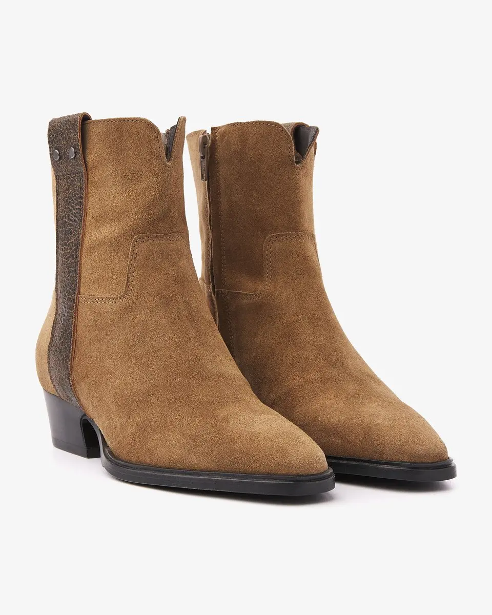 VIA VAI Keira Weston Cowboylaarzen - Leer/Suède Beige 42 - afbeelding 2 van 6