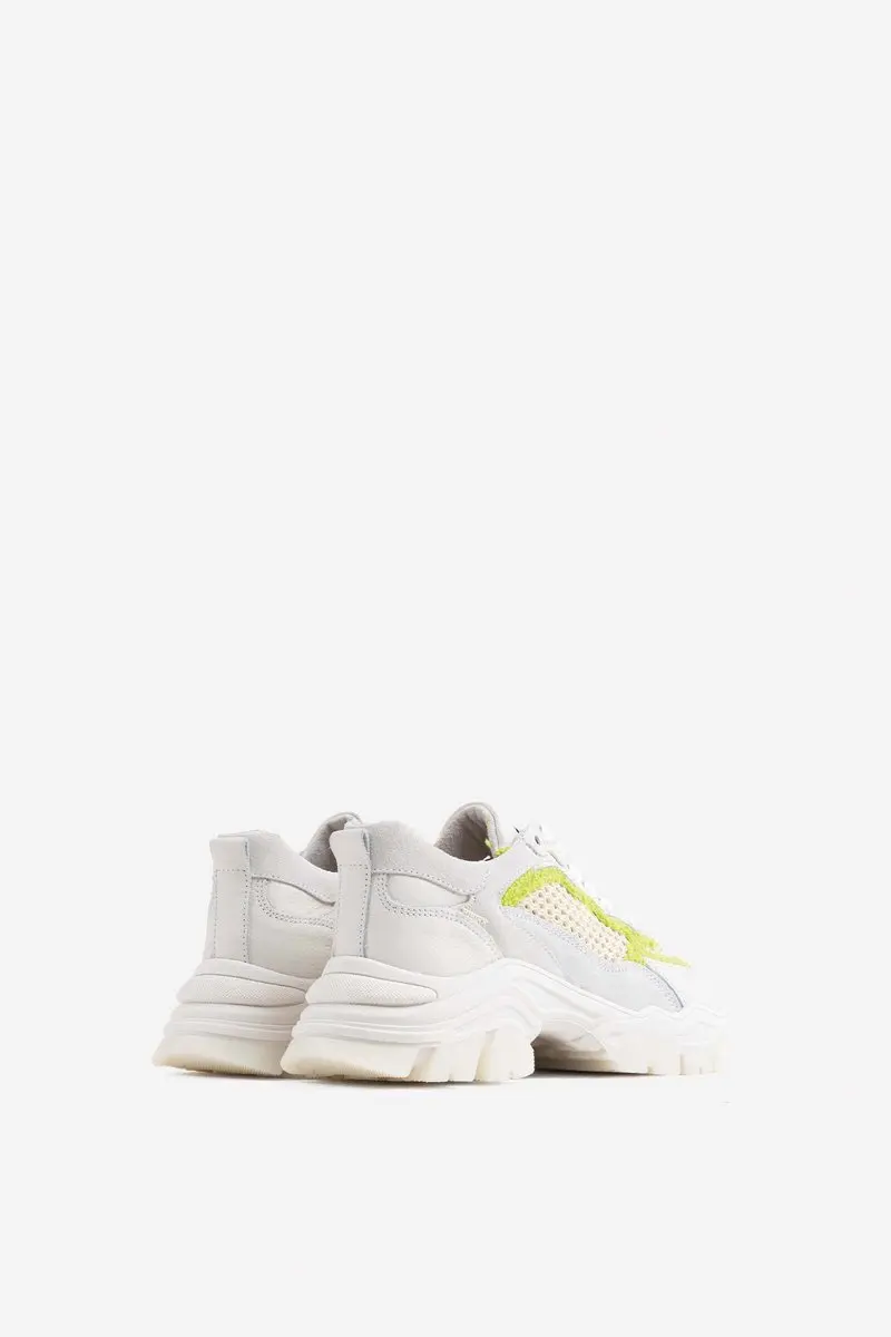 Bronx Sneakers 36 - Beige/Groen/Wit - afbeelding 6 van 6