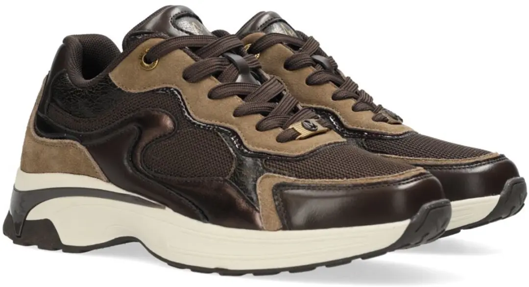 Mexx Portia Love Sneakers - Donkerbruin