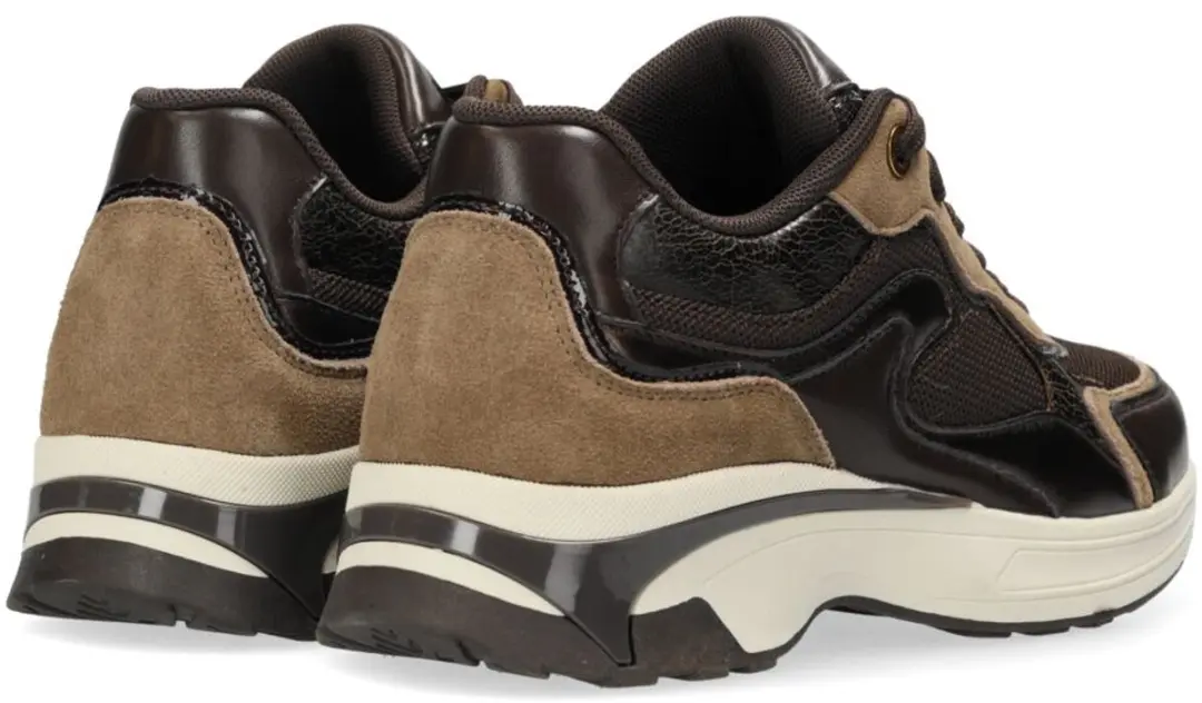 Mexx Portia Love Sneakers - Donkerbruin
