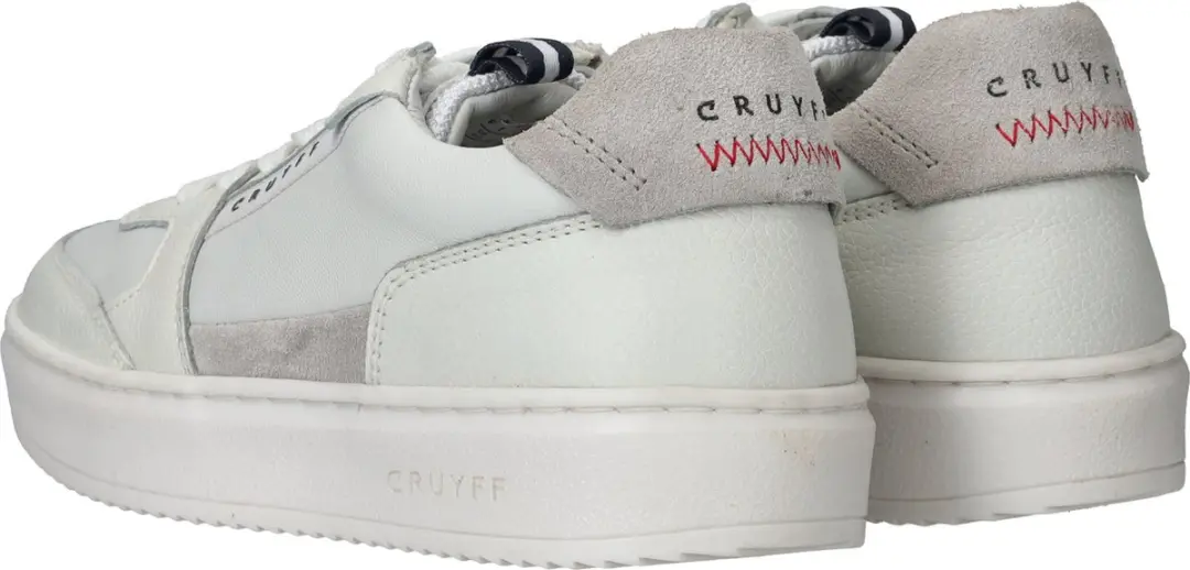 CRUYFF JUNIOR Endorsed Sneakers Jongens - Leren Sneaker - Wit - Maat 32 - afbeelding 6 van 6