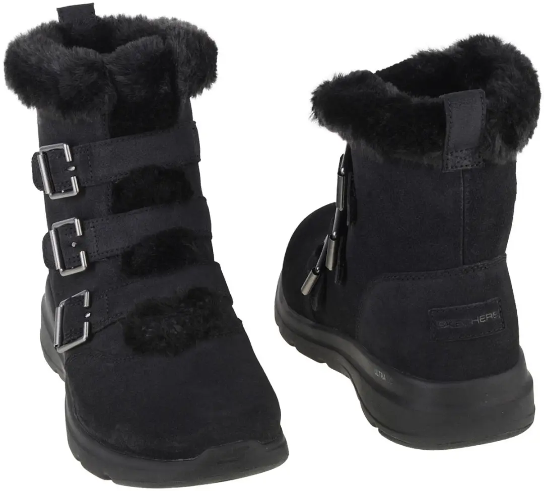 Skechers Glacial Ultra Buckle Up Laarzen 37.5 - Zwart