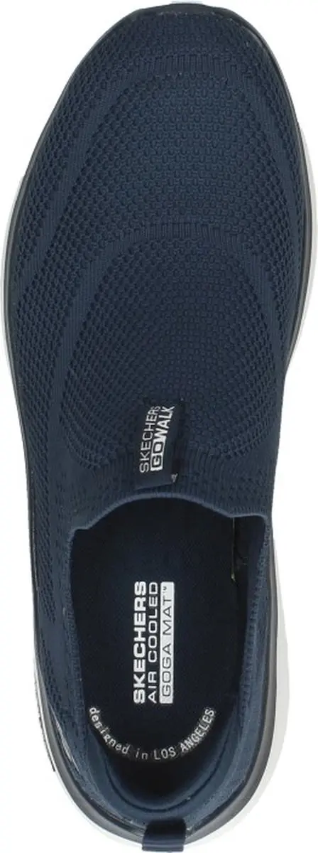 Skechers Go Walk Hyper Burst - Solar Winds Sportief - blauw - Maat 43 - afbeelding 3 van 6