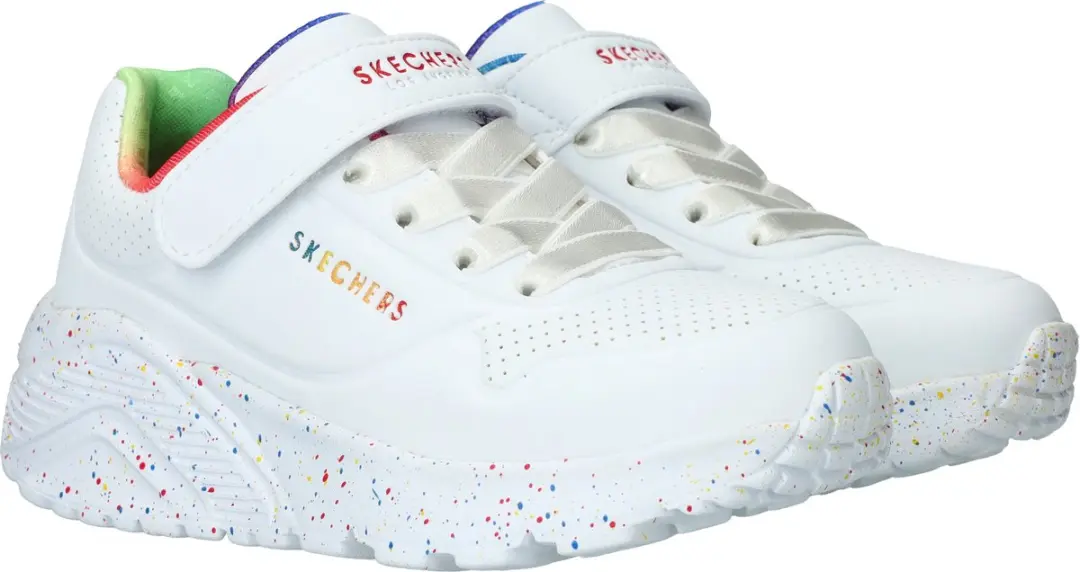 Skechers Uno Lite-Rainbow Meisjes Sneakers - Maat 29 - afbeelding 2 van 6