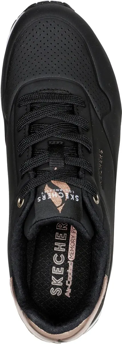 Skechers Uno Gouden Air Dames Sneakers - Zwart - afbeelding 4 van 6