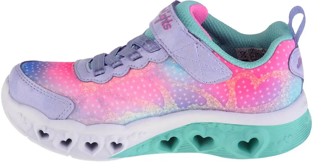 Skechers Flutter Heart Lights 302315L-LVMT Sneakers - 35.5 - Veelkleurig - afbeelding 2 van 5