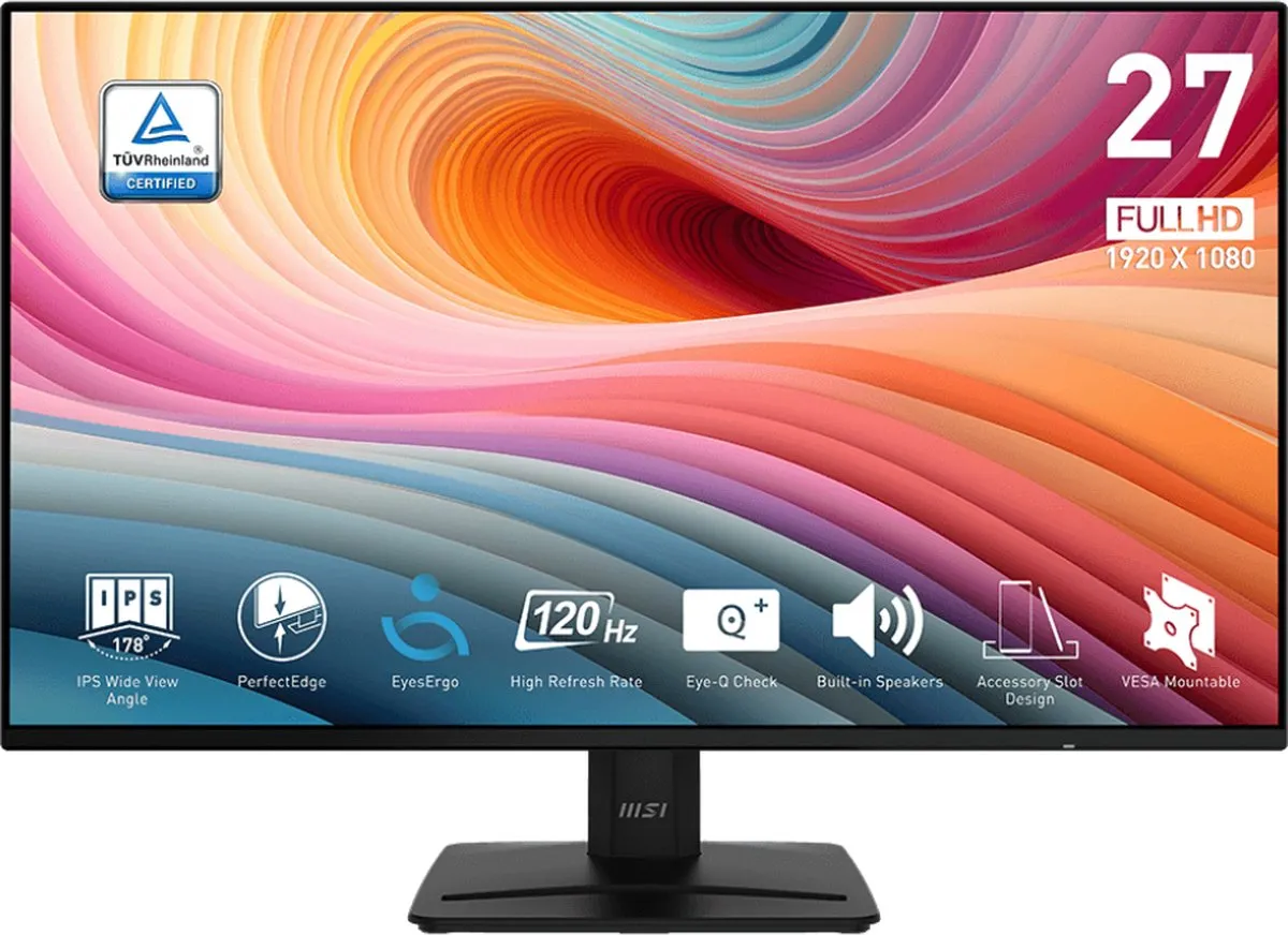 MSI PRO MP271A E2 Monitor 27" - Full HD 120Hz