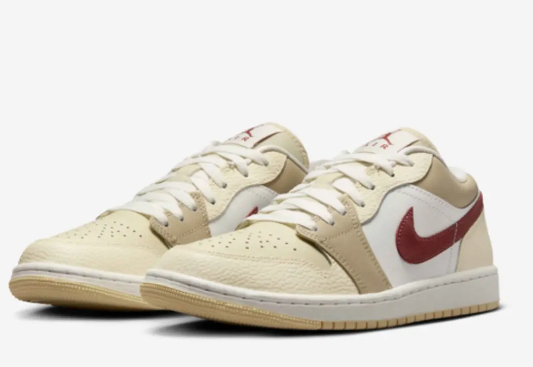 Nike Air Jordan 1 Low Team Gold Red Dames