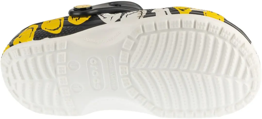 Crocs Classic Smiley Clog - Zwart 38/39 - afbeelding 4 van 5