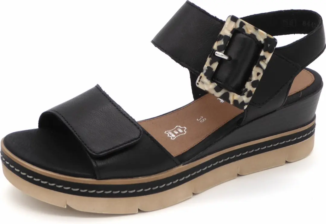 Remonte D2L53 Dames Sandalen 37 - Zwart - afbeelding 4 van 6
