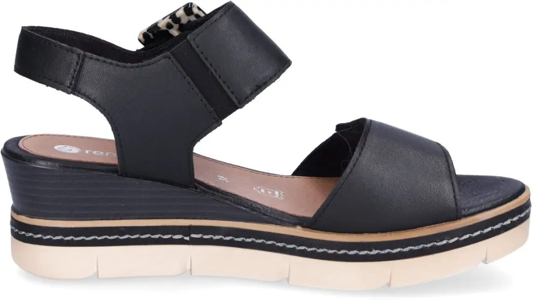 Remonte D2L53 Dames Sandalen 37 - Zwart - afbeelding 2 van 6