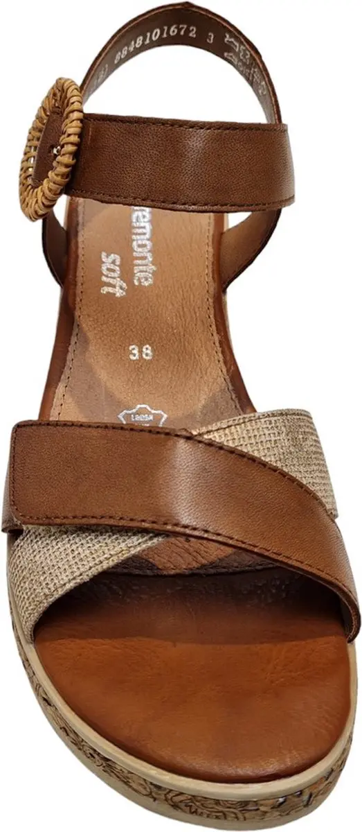 Remonte D3067 24 Dames Sandalen - Bruin - 41 - afbeelding 2 van 6