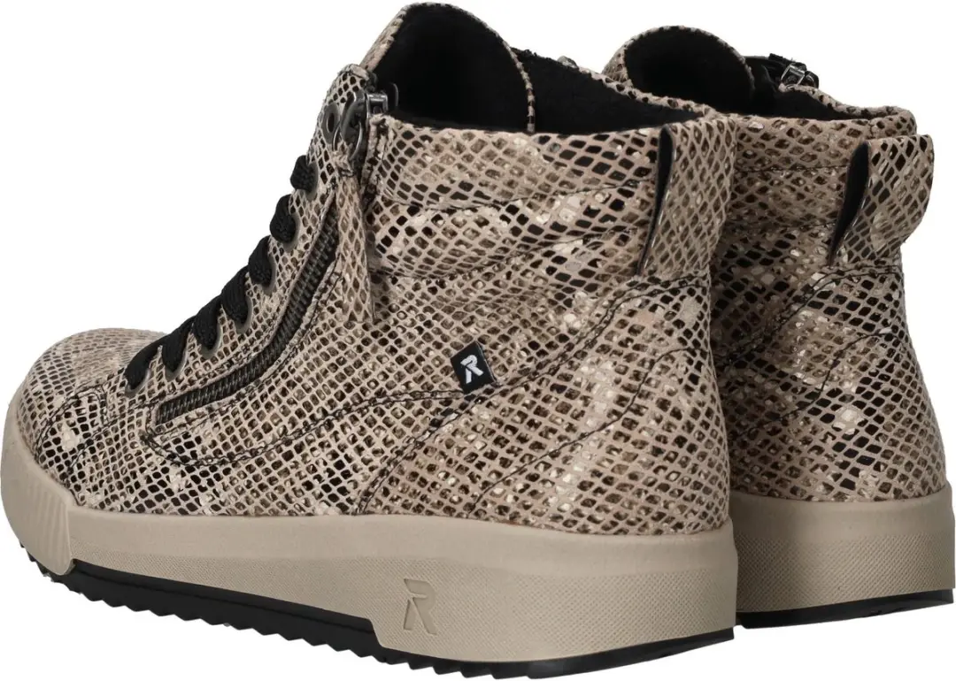 Rieker Sport Veterboots W0164-64 - Dames 37 - Beige
