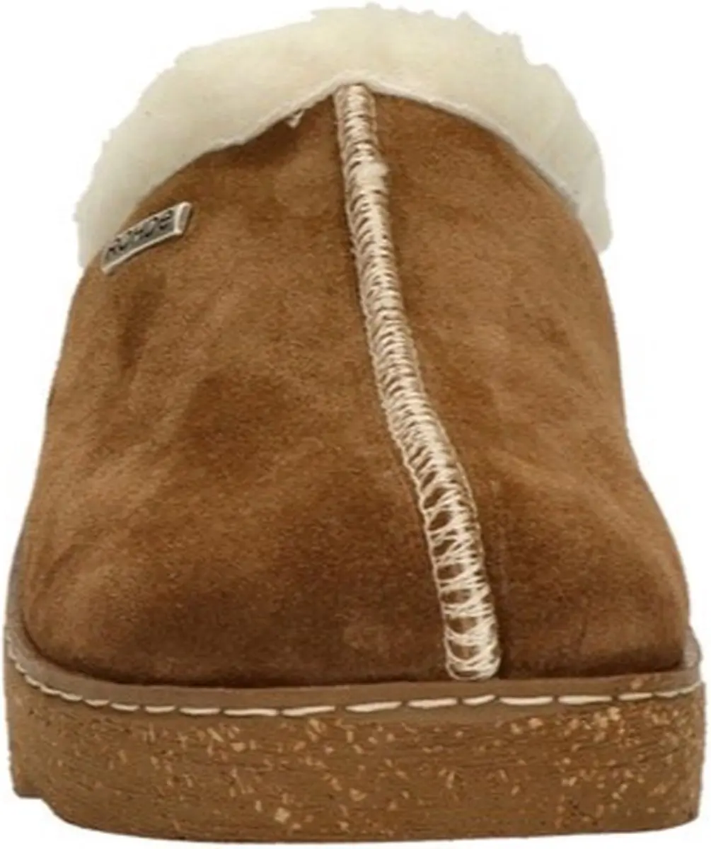 Rohde 6125 Dames Muil Pantoffels - Cognac - 43 - afbeelding 5 van 6