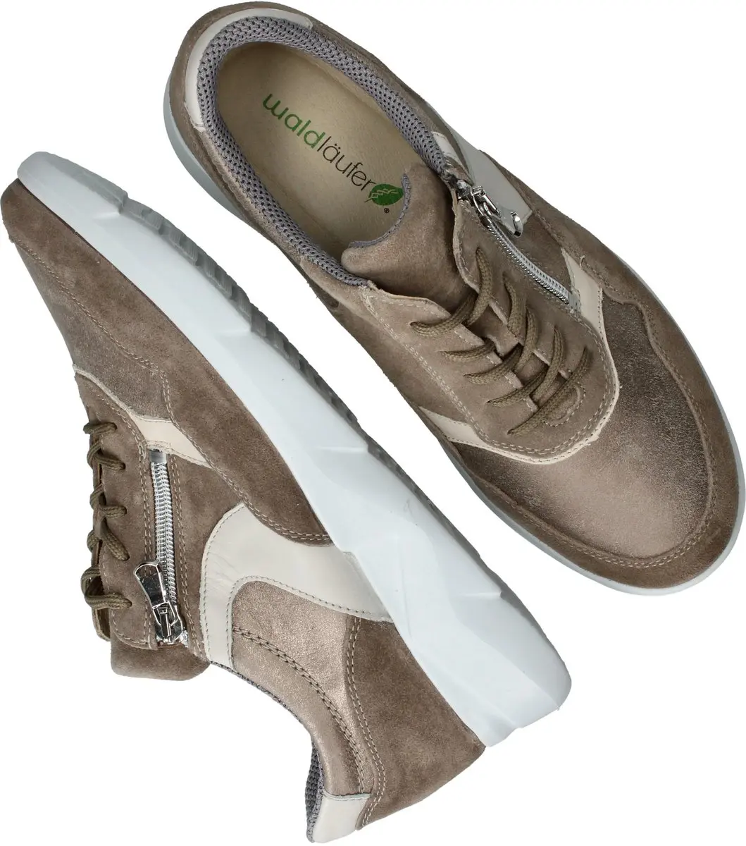 Wäldlaufer 668001-K-Funky Lage Sneakers - 39 - Wit/Beige