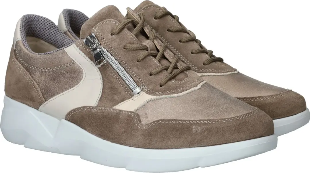 Wäldlaufer 668001-K-Funky Lage Sneakers - 39 - Wit/Beige