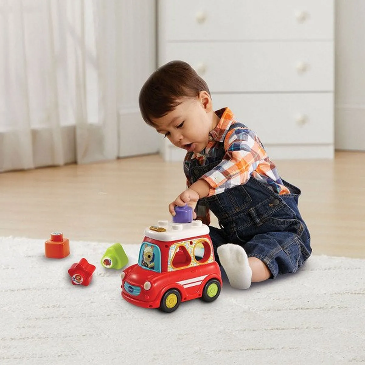 VTech Baby Vrolijke Vormenauto Activity Center 80-537423 - Multikleuren