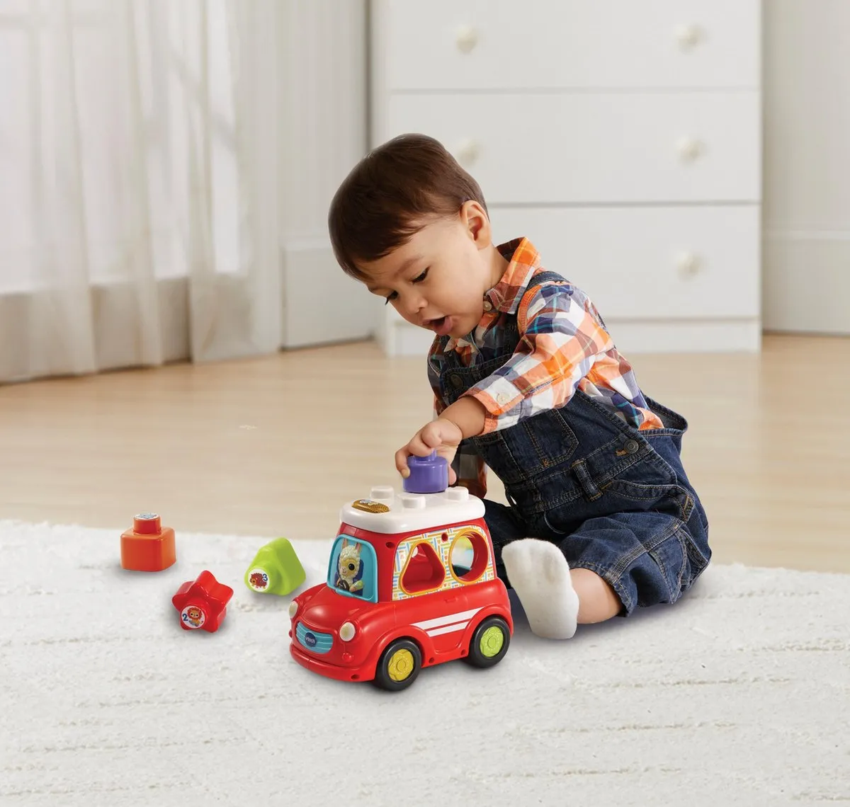 VTech Baby Vrolijke Vormenauto Activity Center 80-537423 - Multikleuren