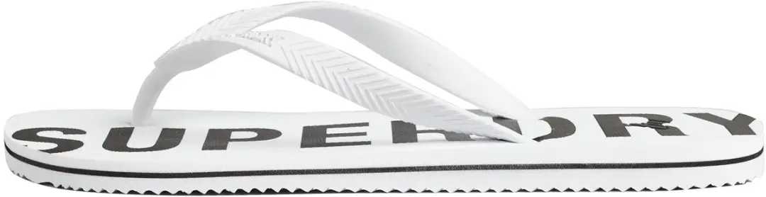 Superdry Code Essential Teenslipper Heren - Maat 46/47 - Optic - afbeelding 4 van 6