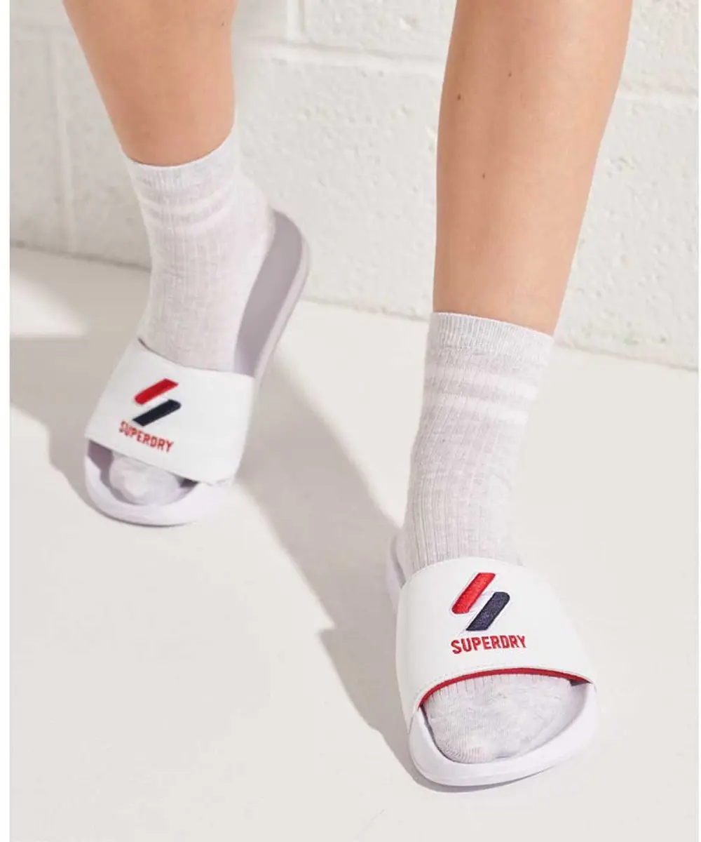 Superdry Core Pool Slippers Wit - EU 36-37 - afbeelding 3 van 6